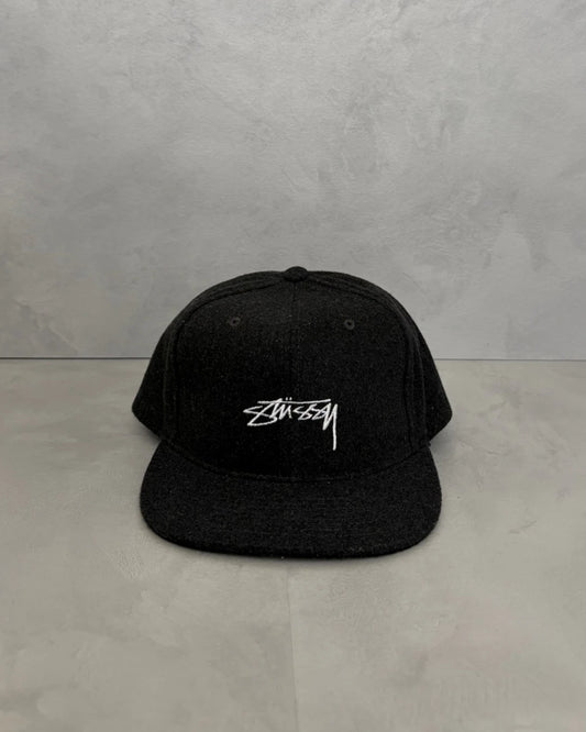 Stussy Felt Snapback grey - (NEW)