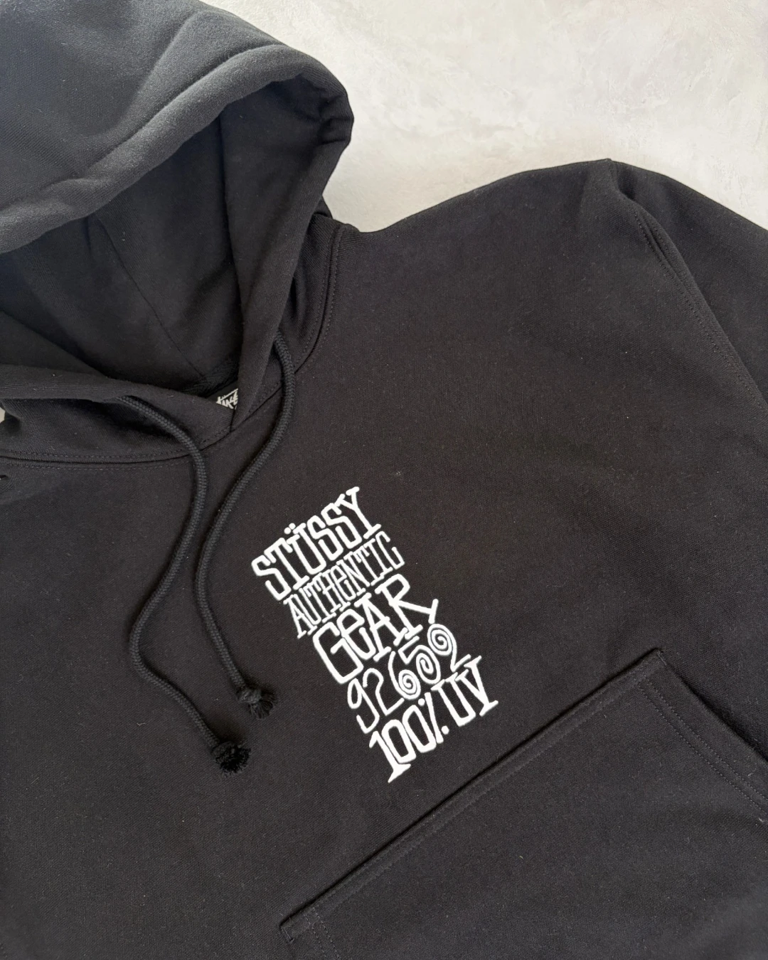 Stussy Authentic Gear Hoodie black – (NEW) / S