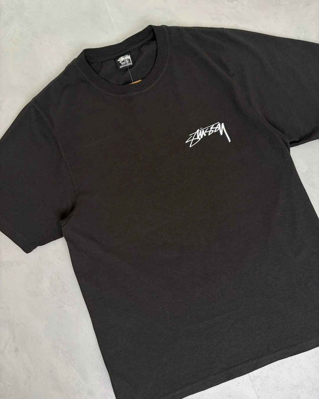 Stussy Skate Stack T Shirt faded black – (NEW) / S