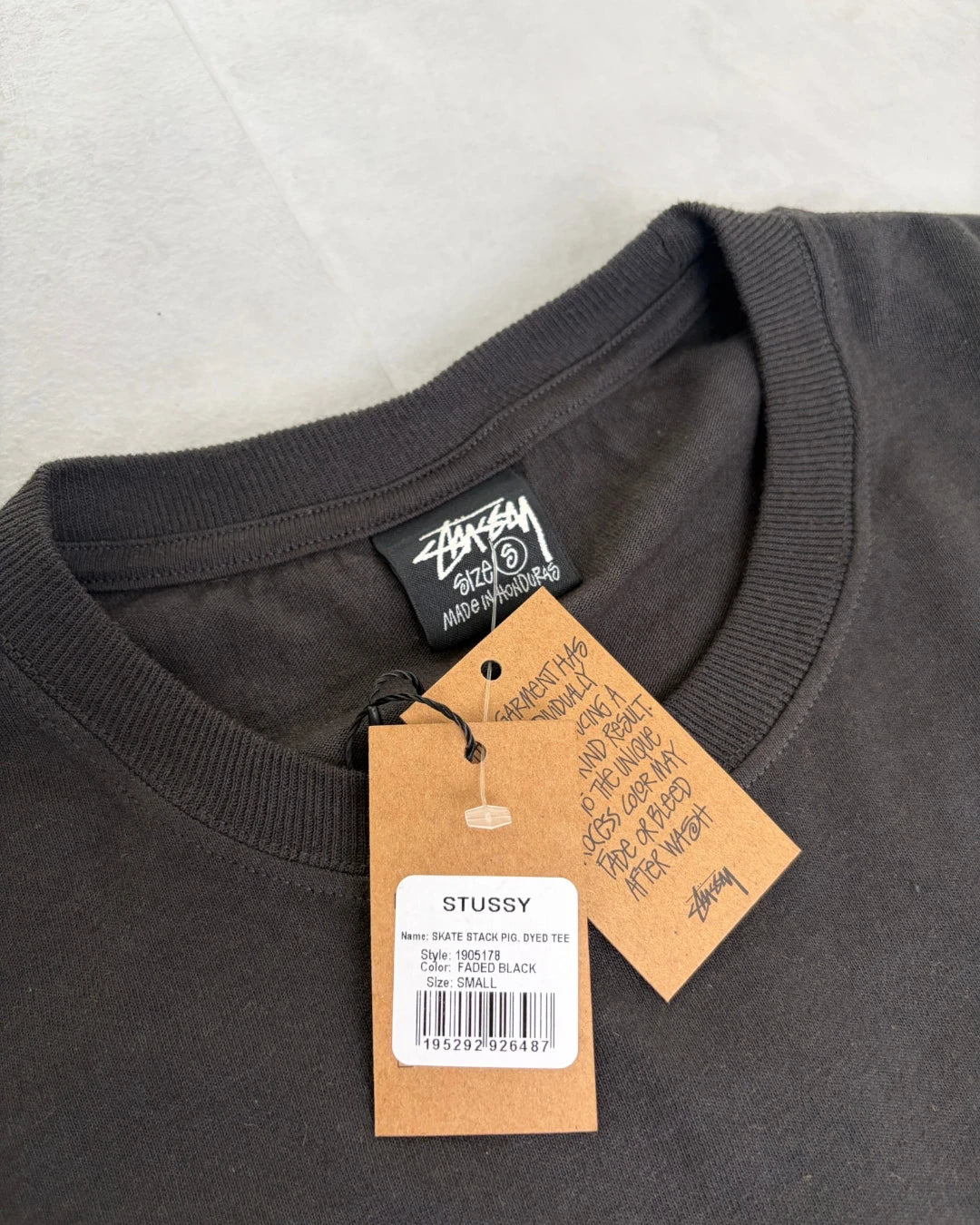 Stussy Skate Stack T Shirt faded black – (NEW) / S