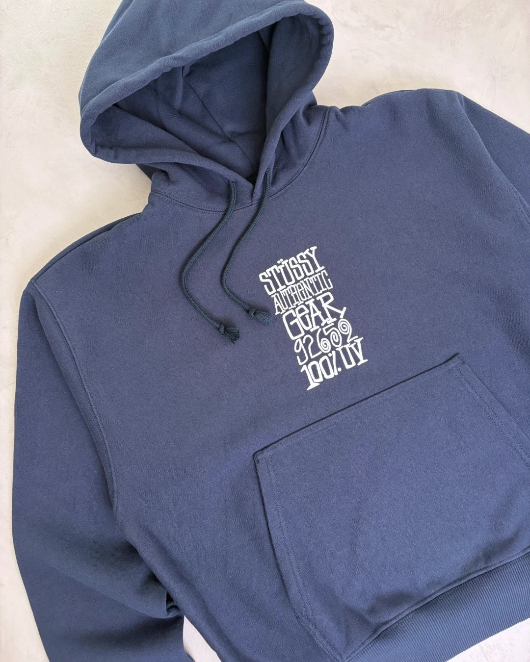 Stussy Authentic Gear Hoodie navy – M