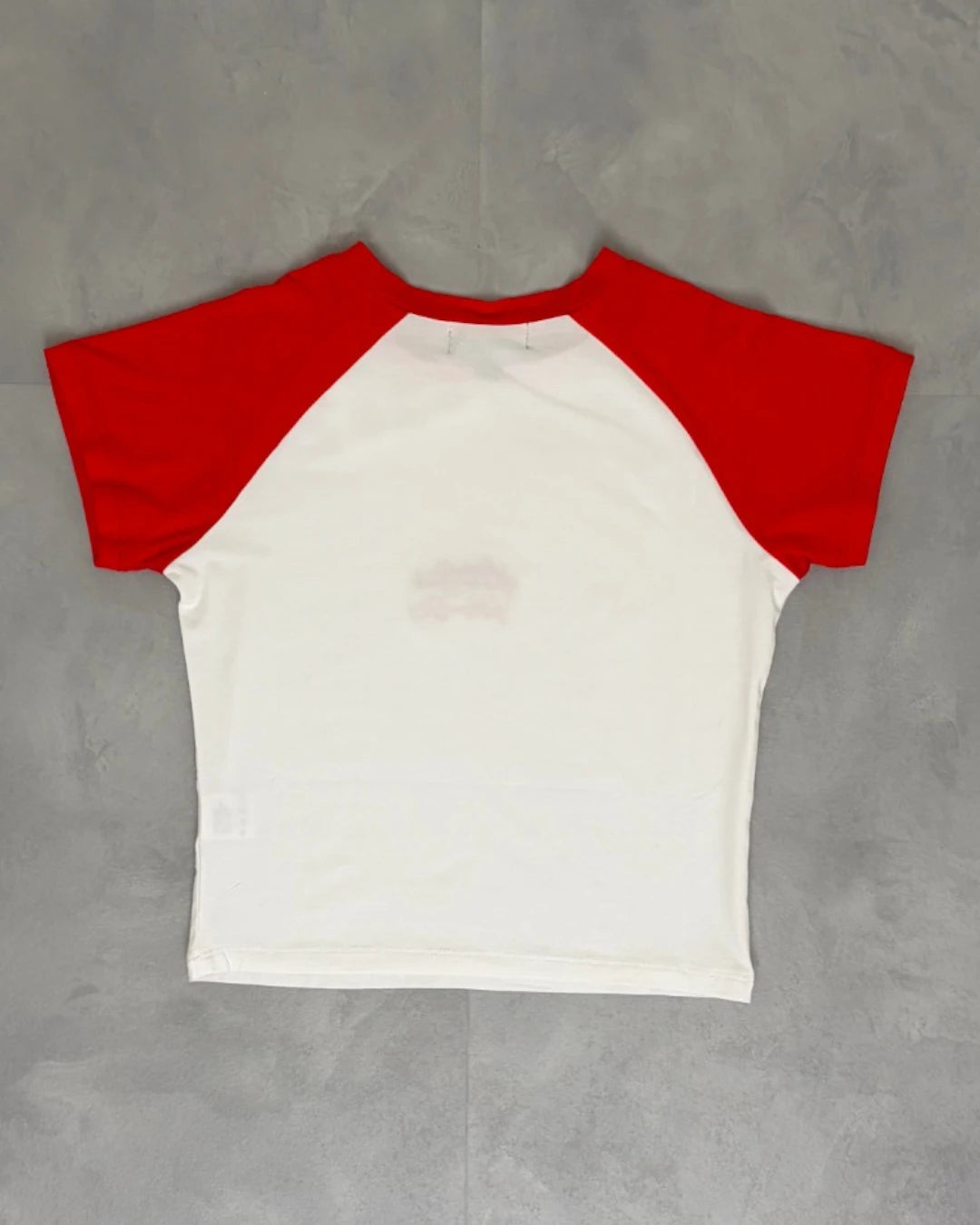 Places + Faces Baby Top white / red – (NEW) / S