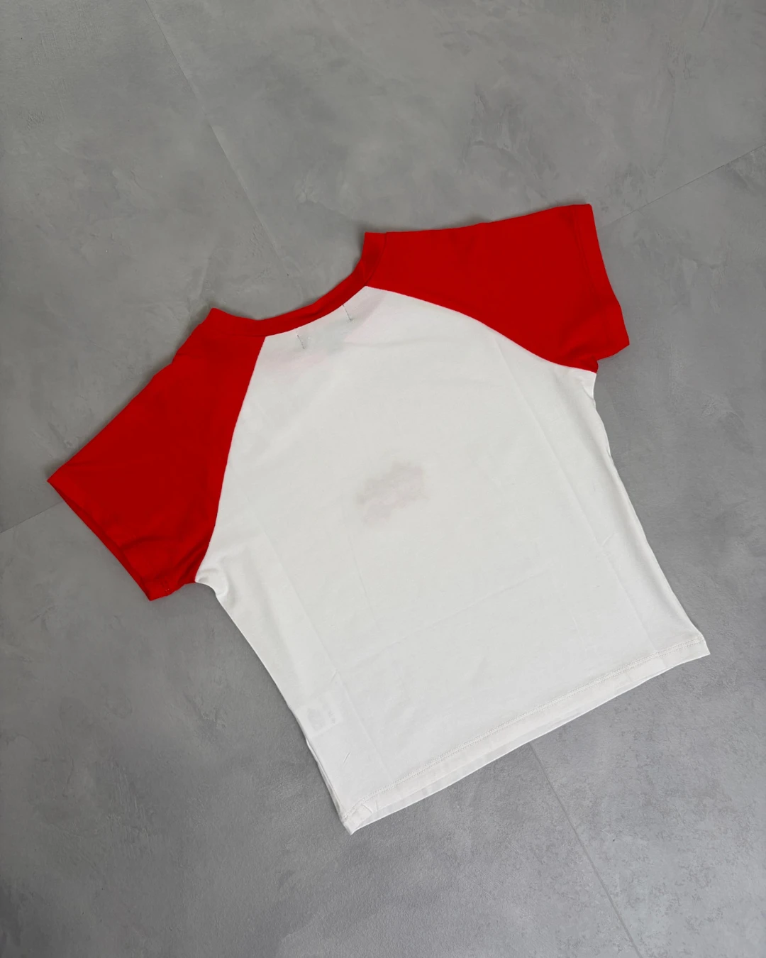 Places + Faces Baby Top white / red – (NEW) / S