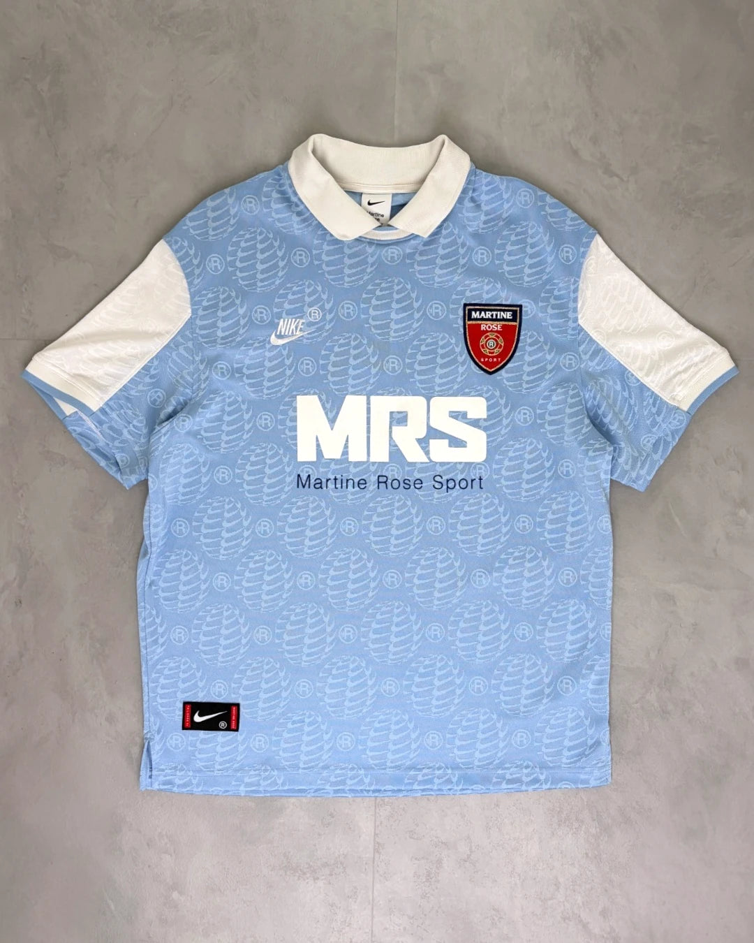 Martine Rose X Nike Football Jersey light blue – S