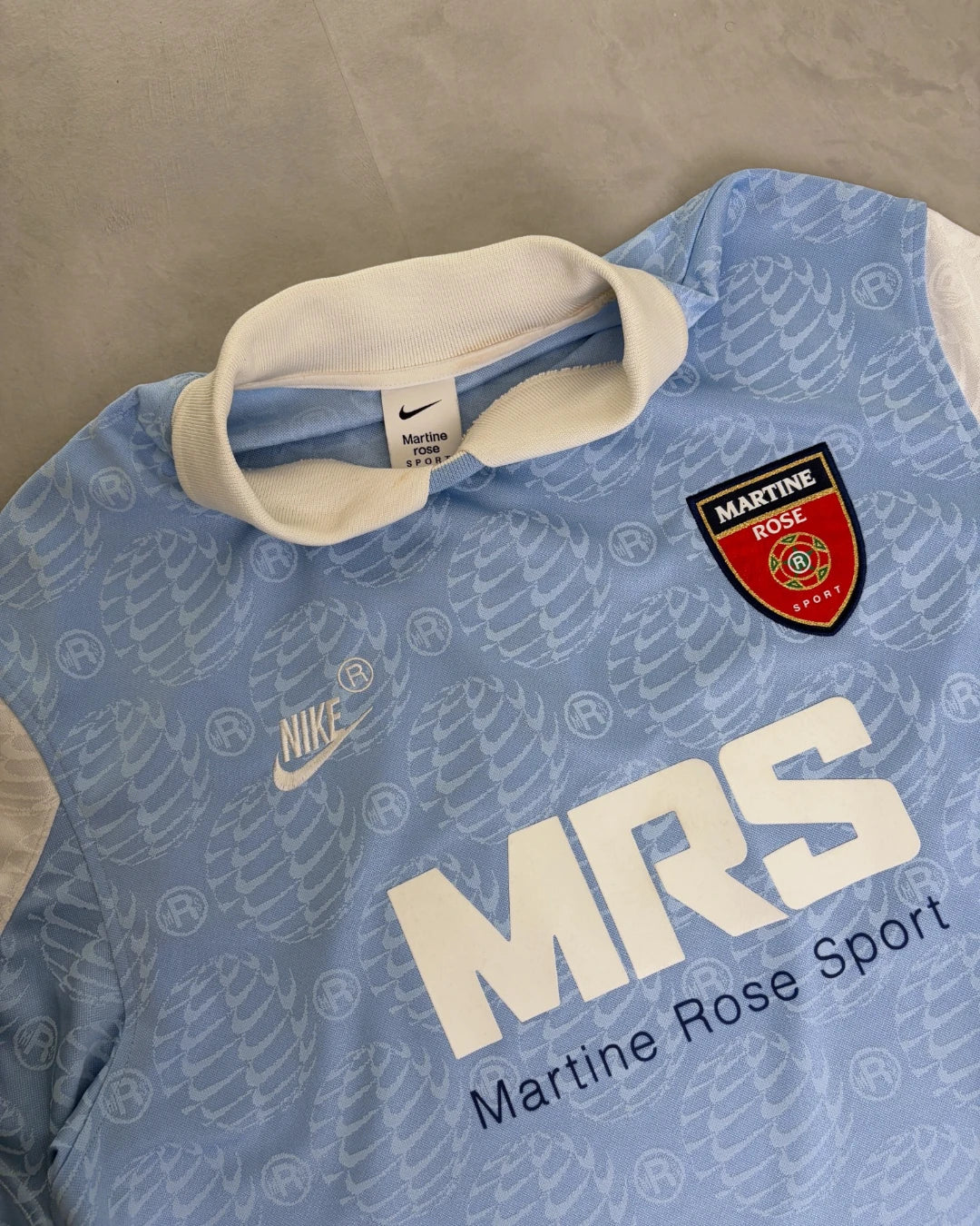 Martine Rose X Nike Football Jersey light blue – S