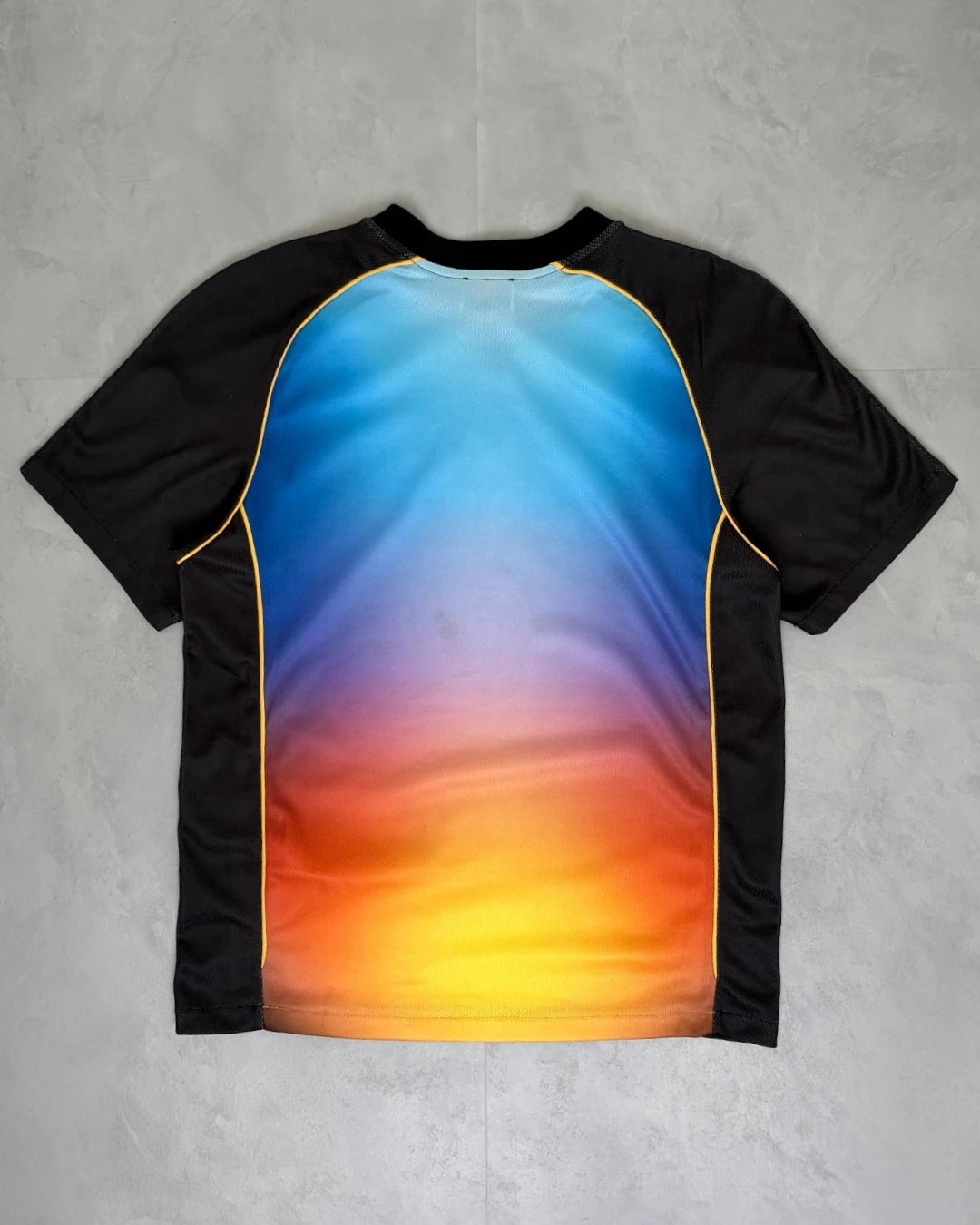 Casablanca Birdseye Mesh Printed Football Top - M
