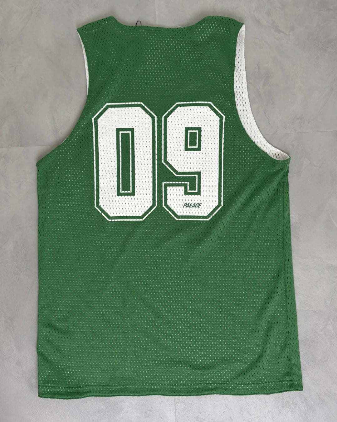 Palace Reverso Mesh Vest green|white