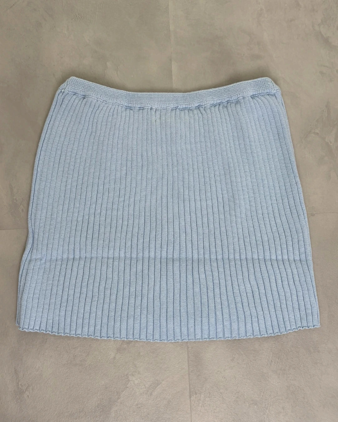 Places + Faces Knitted Skirt blue – S