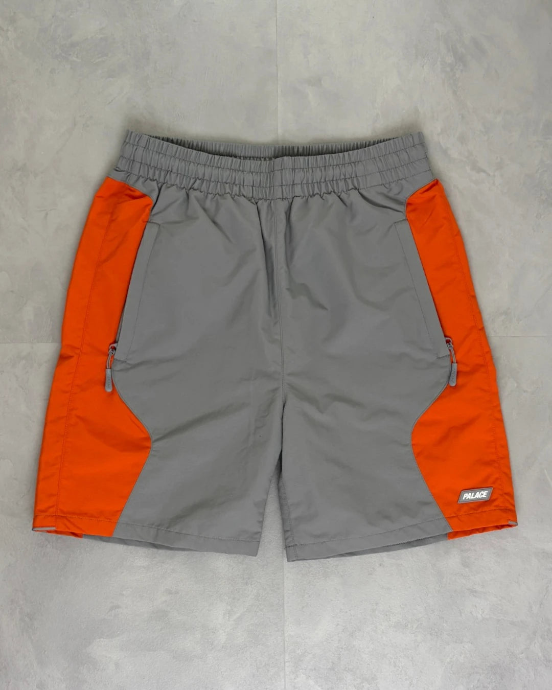 Palace Duo Shell Shorts orange|grey - M