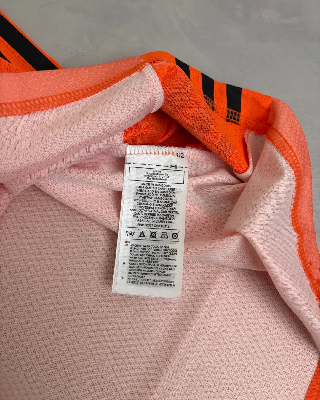 Palace X Juventus Football Jersey orange - S