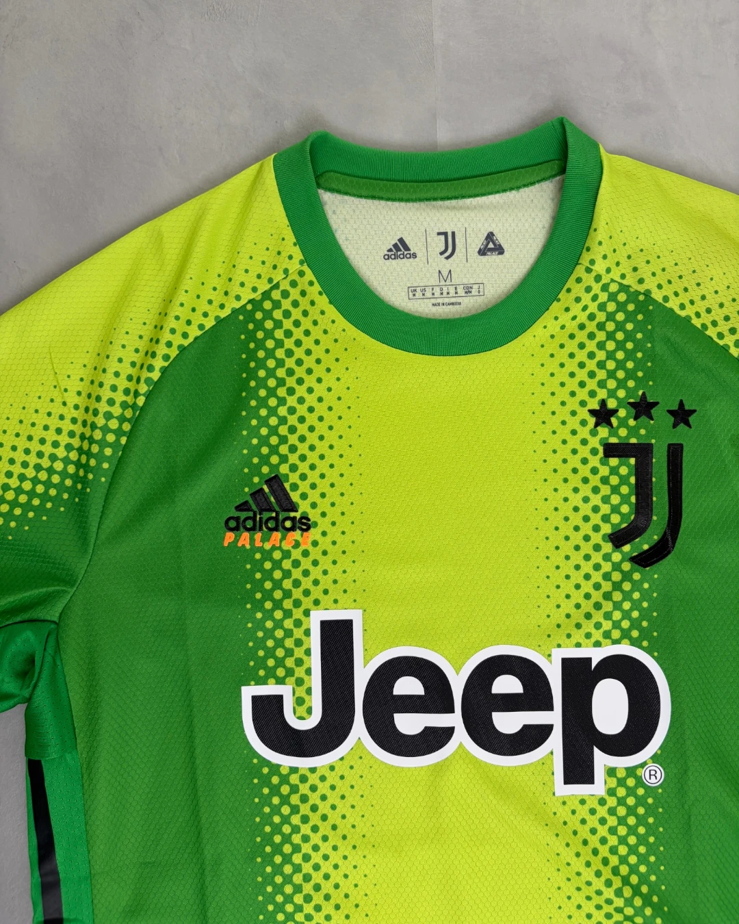 Palace X Juventus Football Shirt green - M