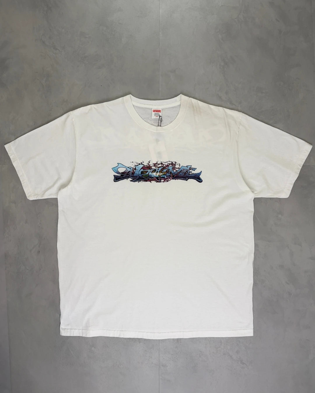 Supreme Graffiti T-Shirt white – (GRADE A) / XXL