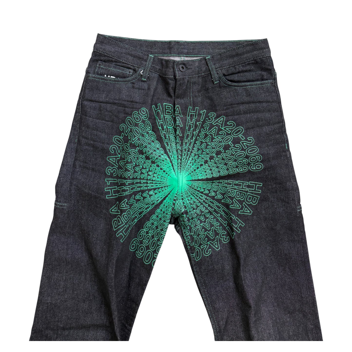 HBA Spiral Graphic Jeans - XL