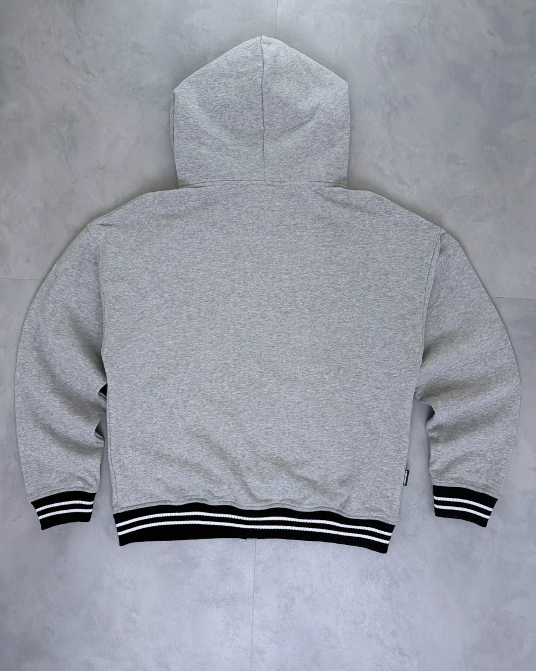 Unknown London Studded Script Logo Hoodie grey – XS