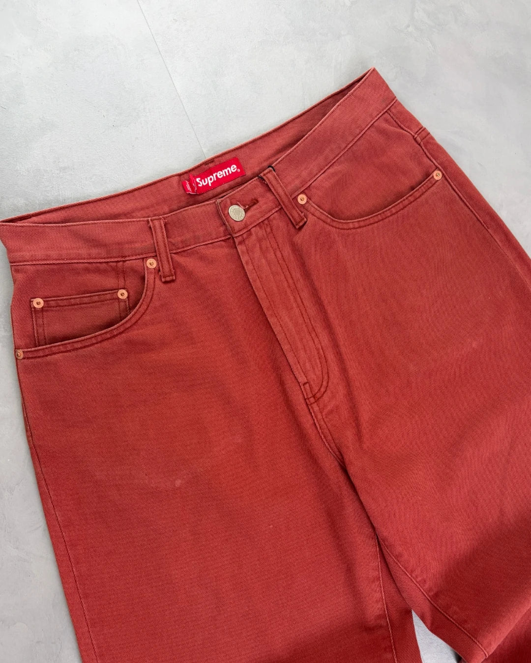 Supreme Baggy Denim burnt orange - W30