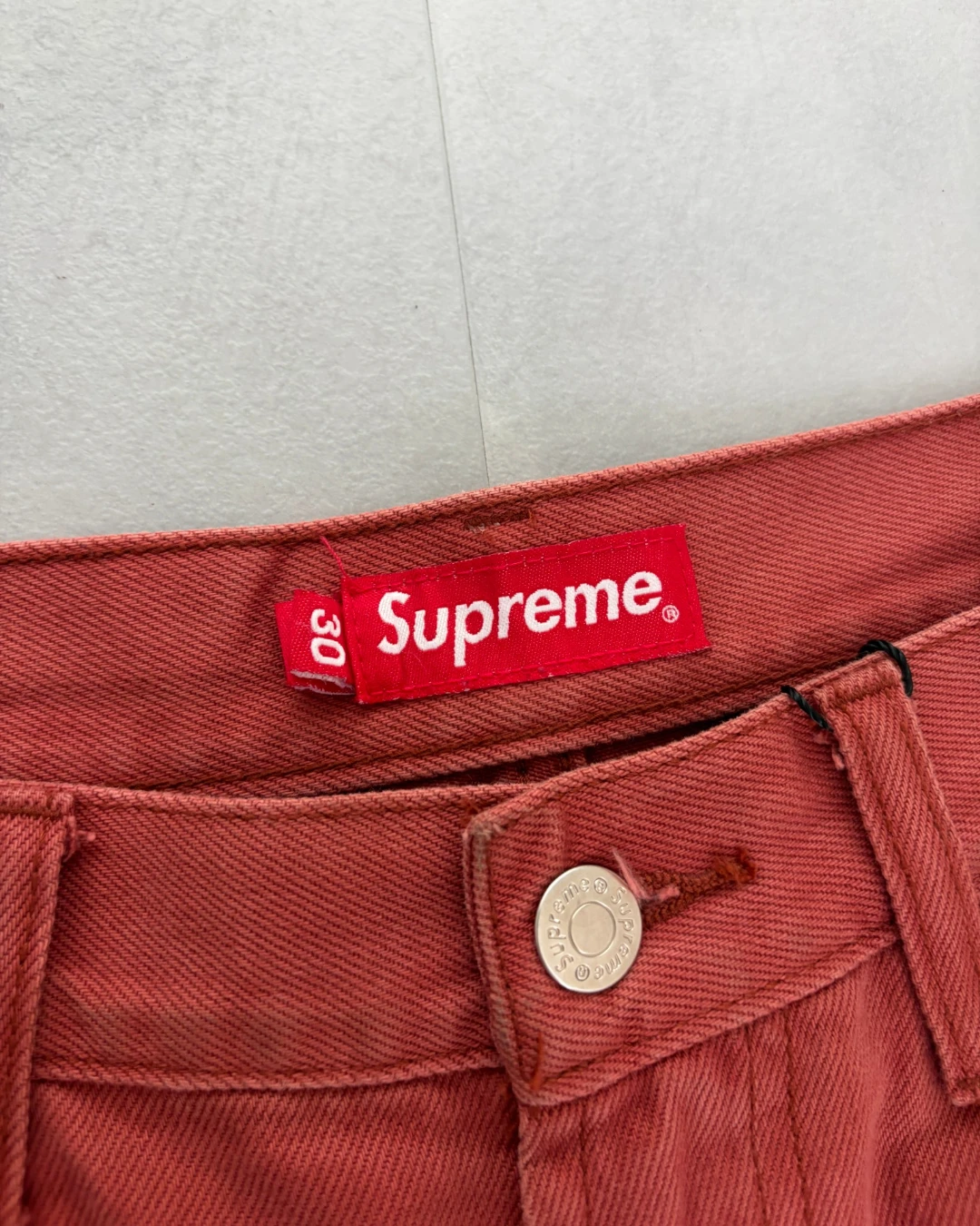 Supreme Baggy Denim burnt orange - W30