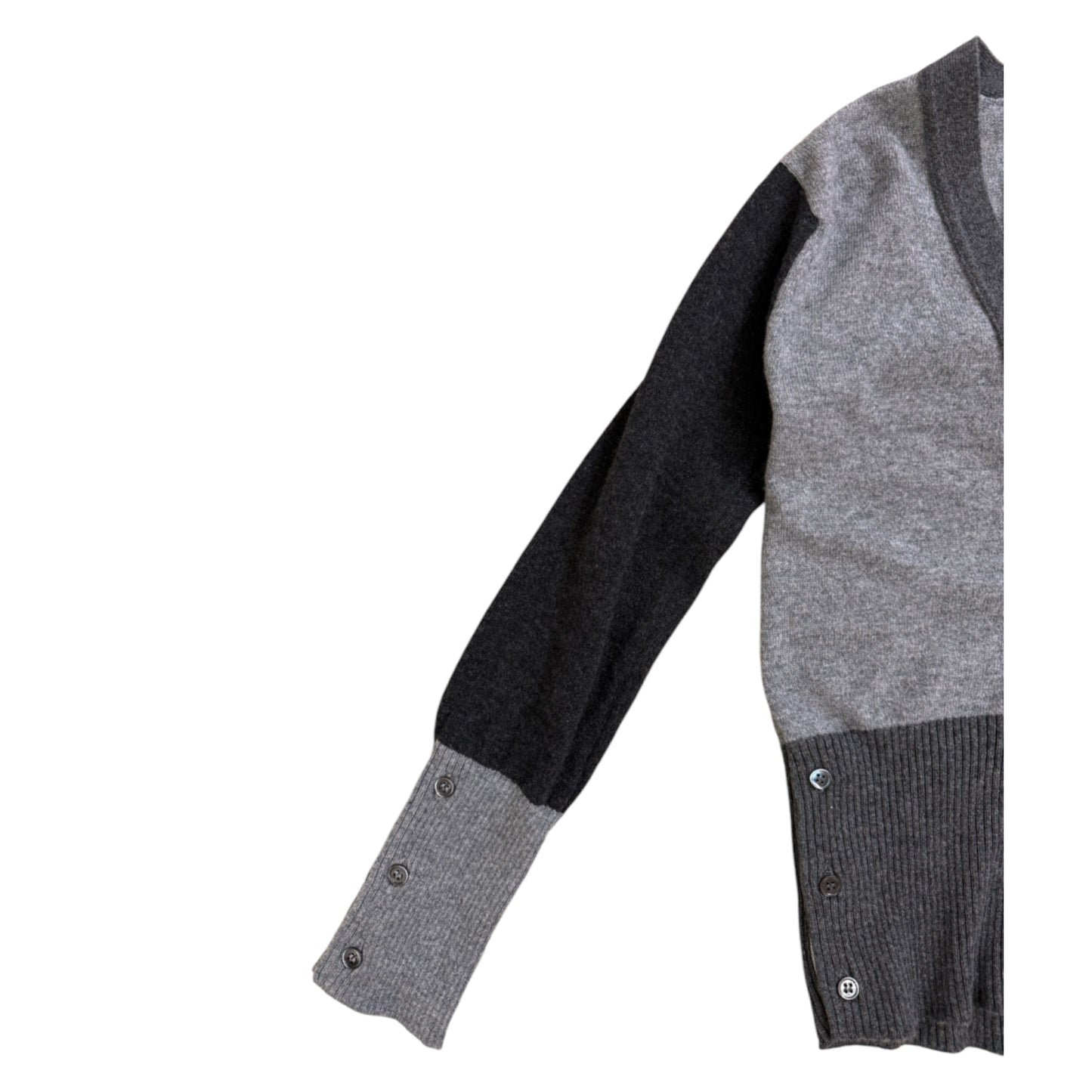 Thom Browne V Neck Fun in Cardigan - 38