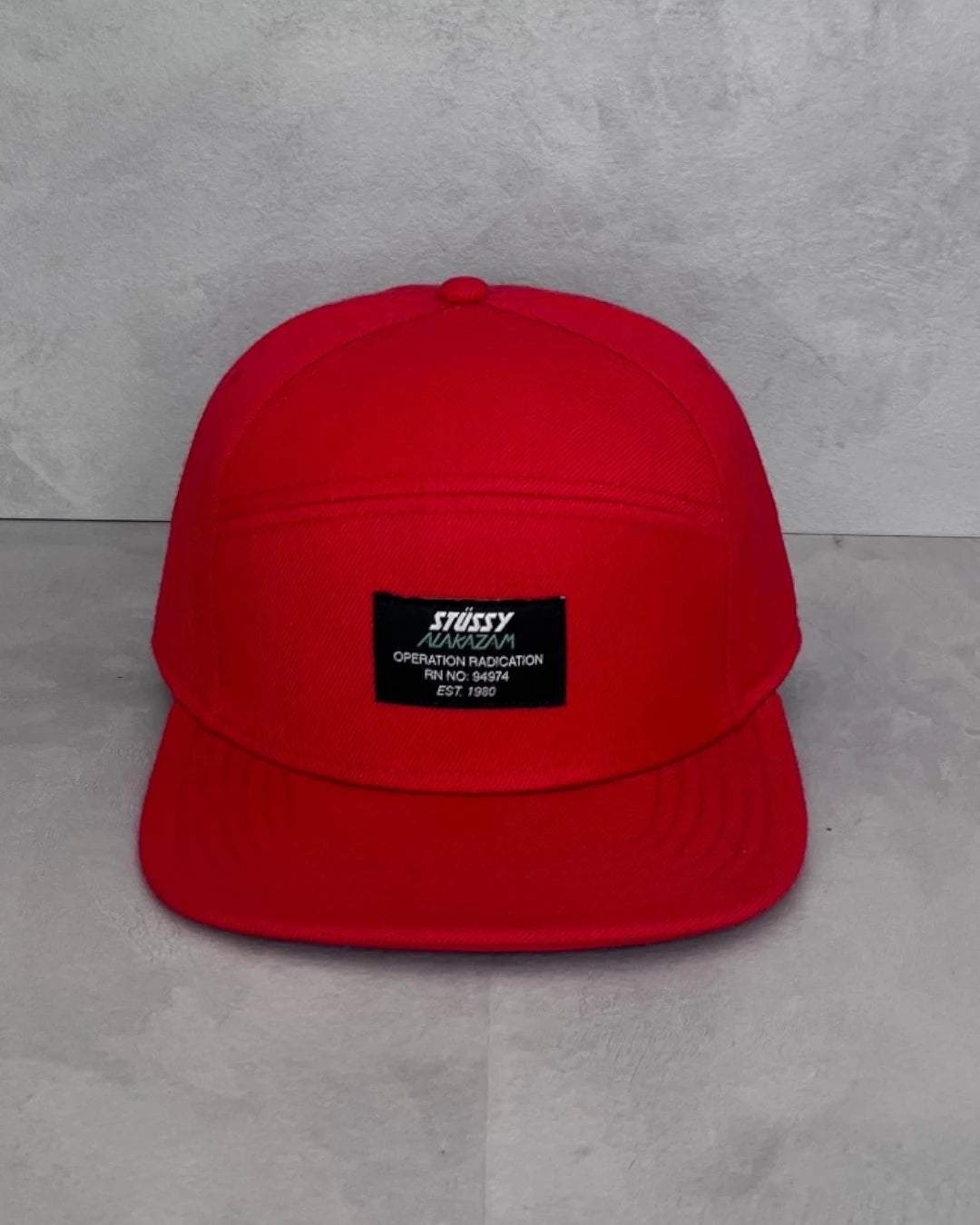 Stussy Alakazam Logo Snapback Cap red - (NEW) / O/S