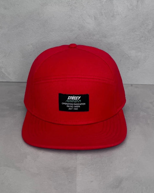 Stussy Alakazam Logo Snapback Cap red - (NEW) / O/S