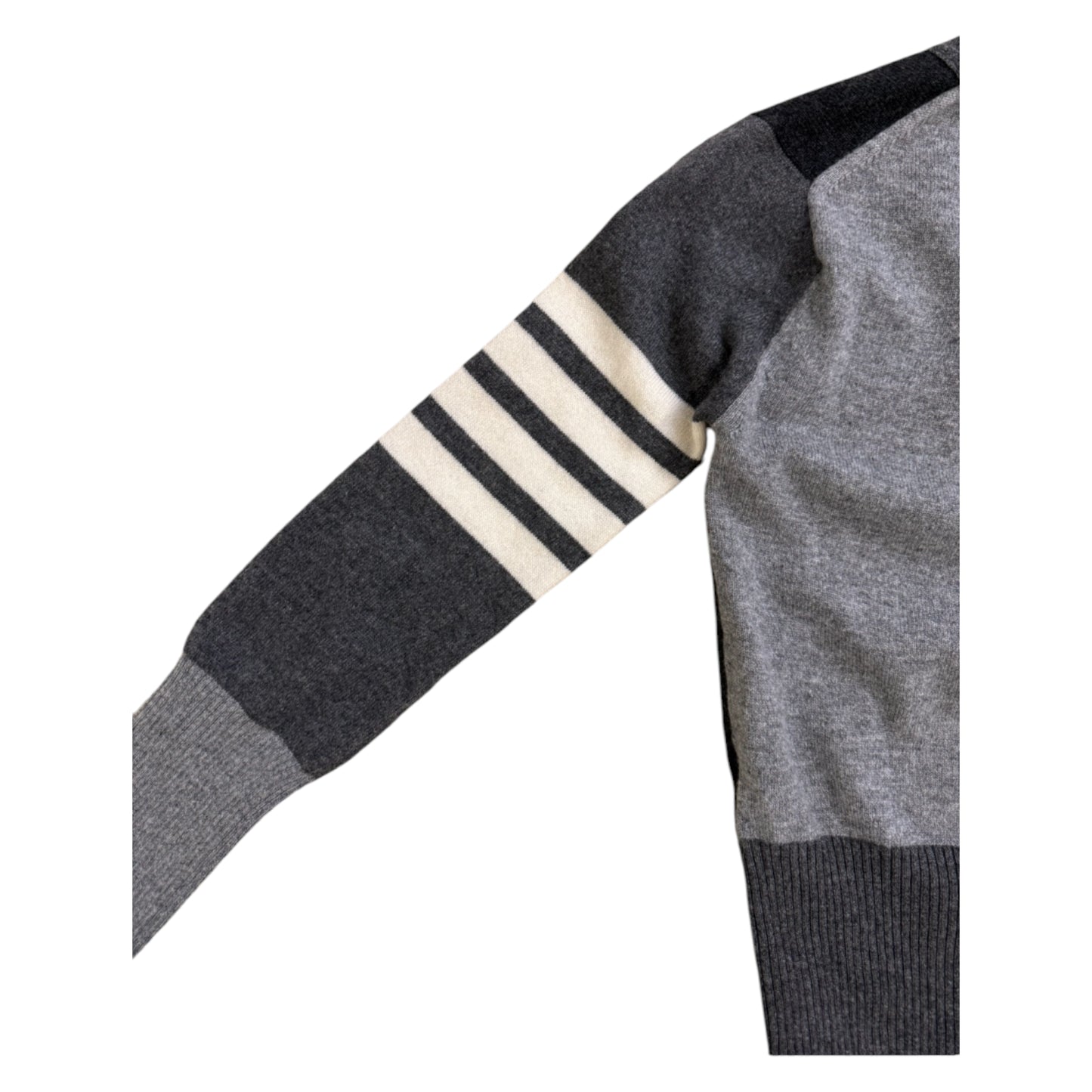 Thom Browne V Neck Fun in Cardigan - 38