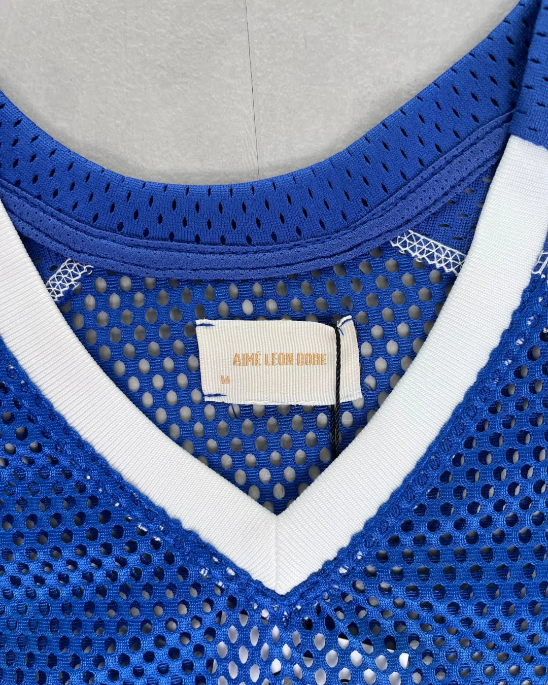 Aime Leon Dore Mesh Football Jersey blue - M