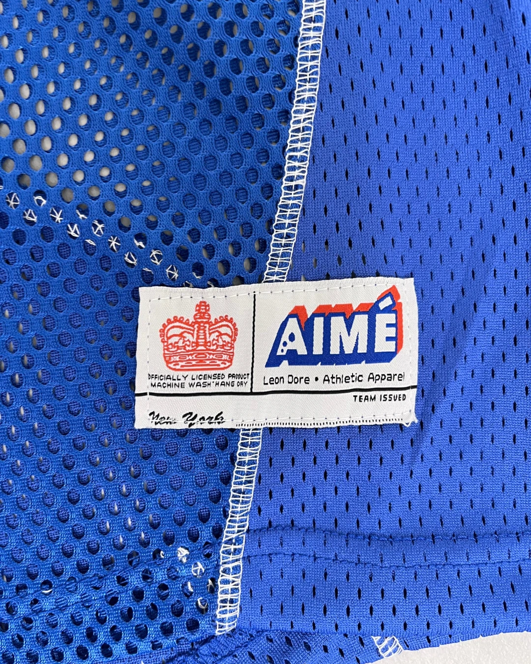 Aime Leon Dore Mesh Football Jersey blue - M