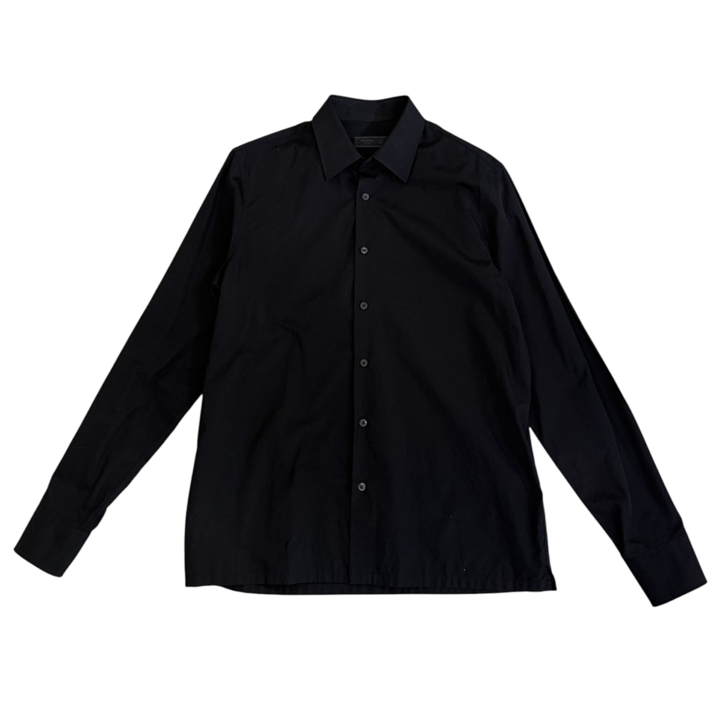 PRADA Triangle Logo Shirt Black - M