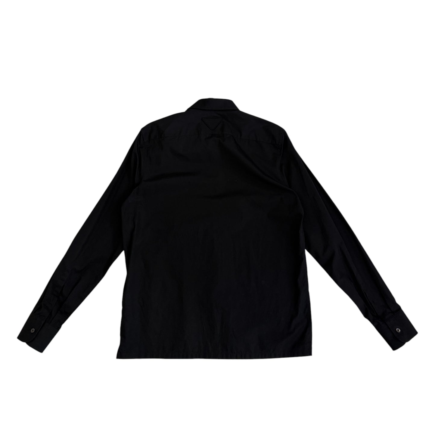 PRADA Triangle Logo Shirt Black - M