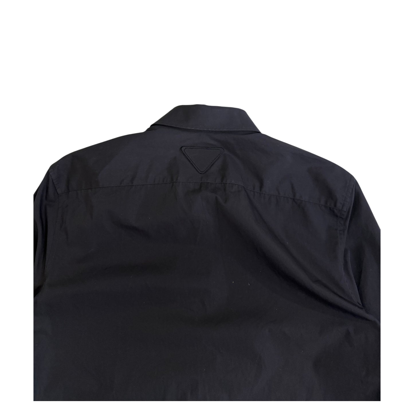 PRADA Triangle Logo Shirt Black - M