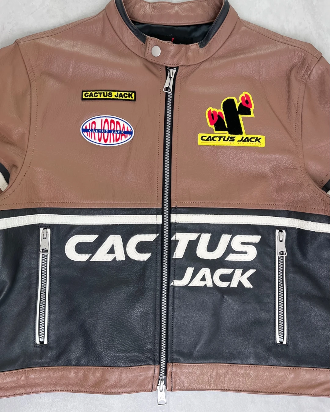 Travis Scott x Jordan Cactus Jack Brown Leather Full Set - L