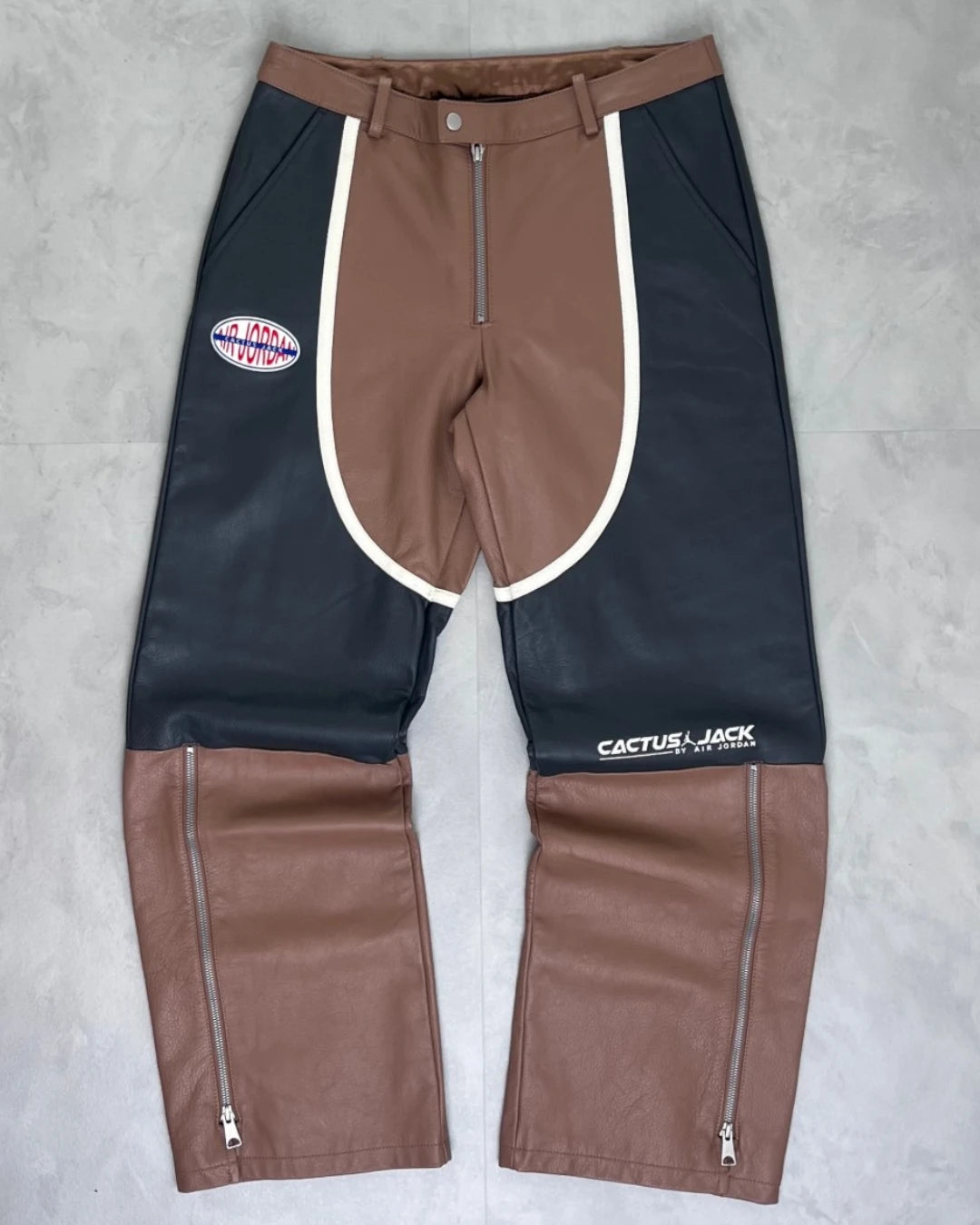 Travis Scott x Jordan Cactus Jack Brown Leather Full Set - L