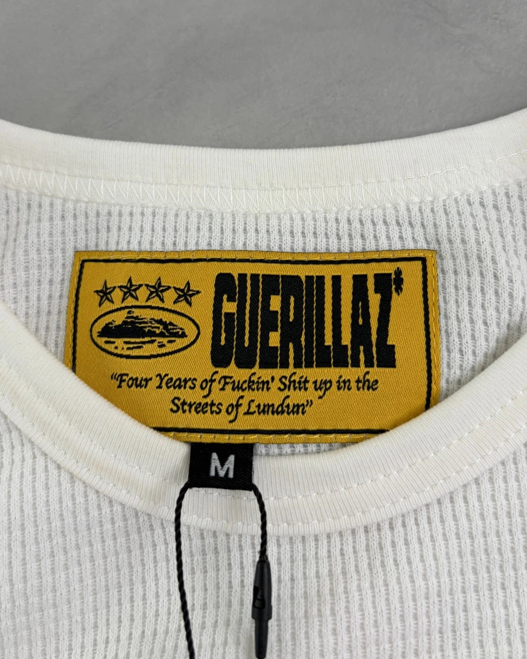 Corteiz 4 Starz Alcatraz Tank Top white – (NEW) / M