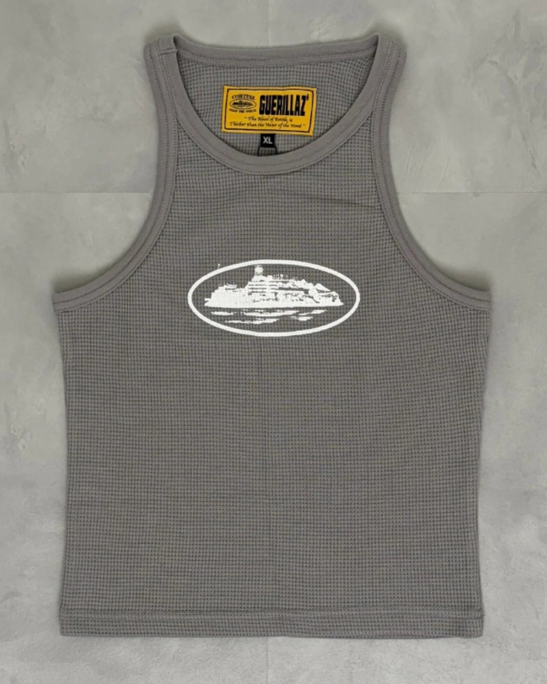 Corteiz Alcatraz Tank Top grey – (NEW) / M