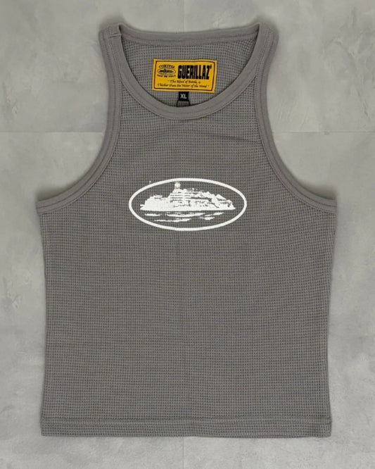Corteiz Alcatraz Tank Top grey – (NEW) / M