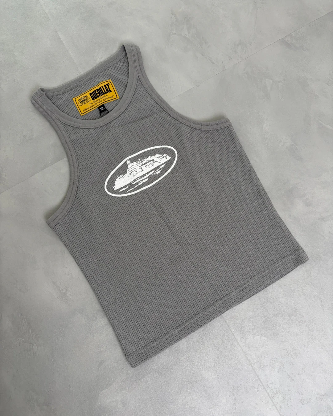 Corteiz Alcatraz Tank Top grey – (NEW) / M