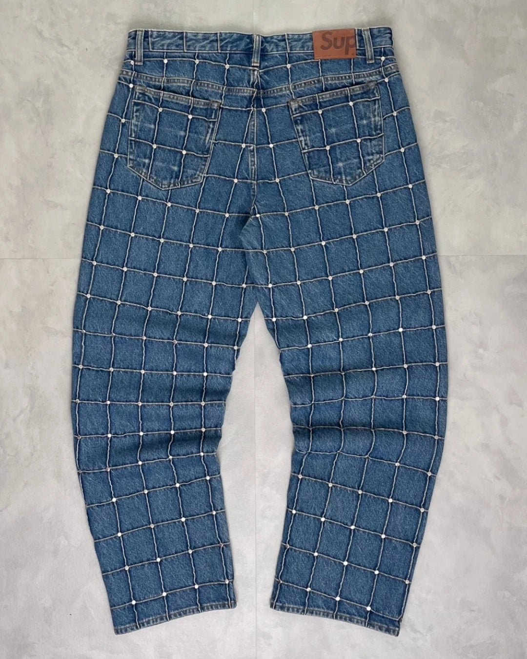 Supreme Studded Seam Jeans