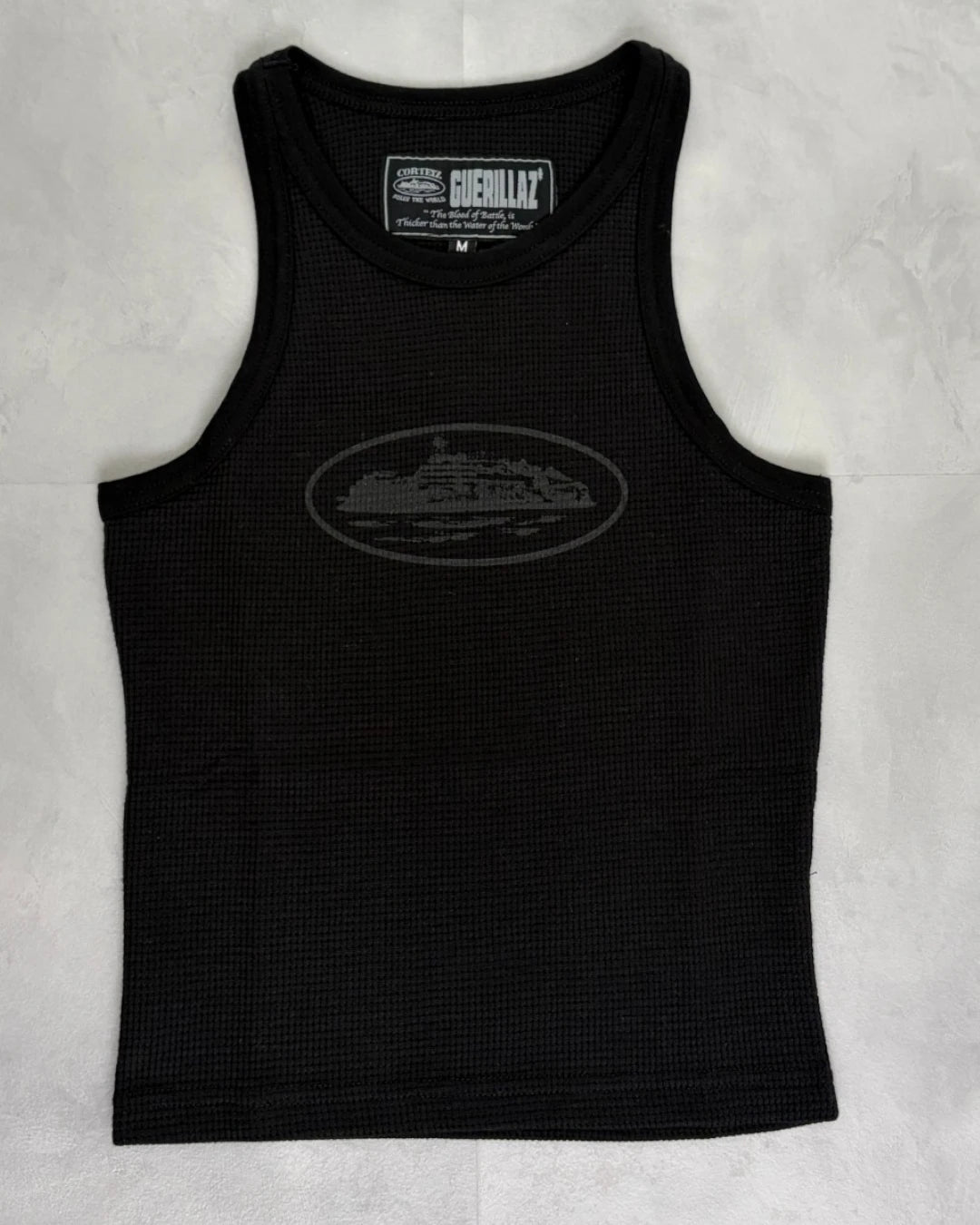 Corteiz Blackout Alcatraz Tank Top – (NEW) / M
