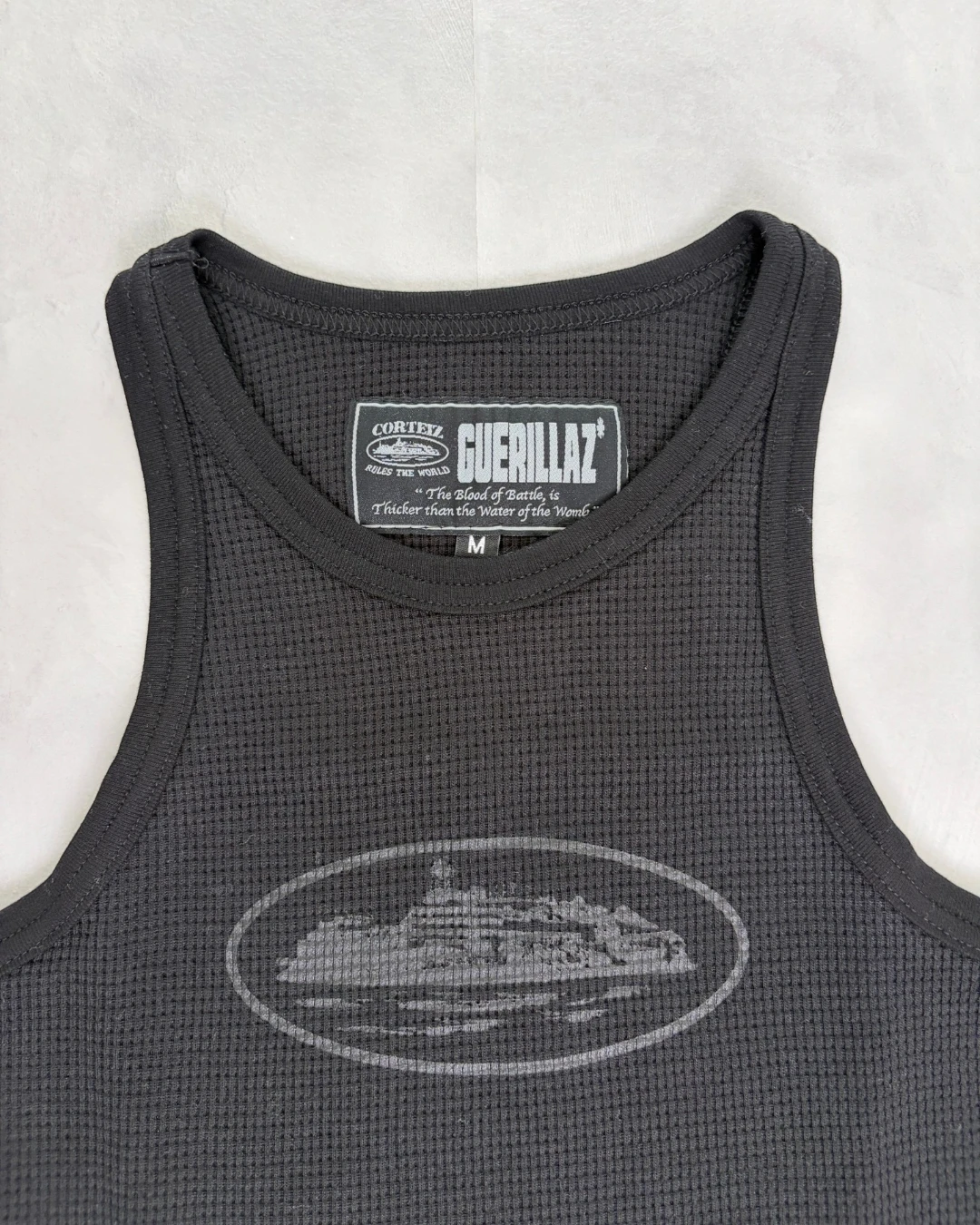 Corteiz Blackout Alcatraz Tank Top – (NEW) / M