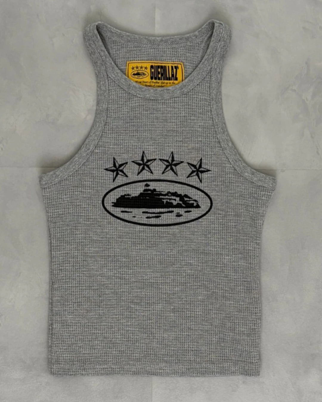 Corteiz 4 Starz Alcatraz Tank Top grey – (NEW) / L