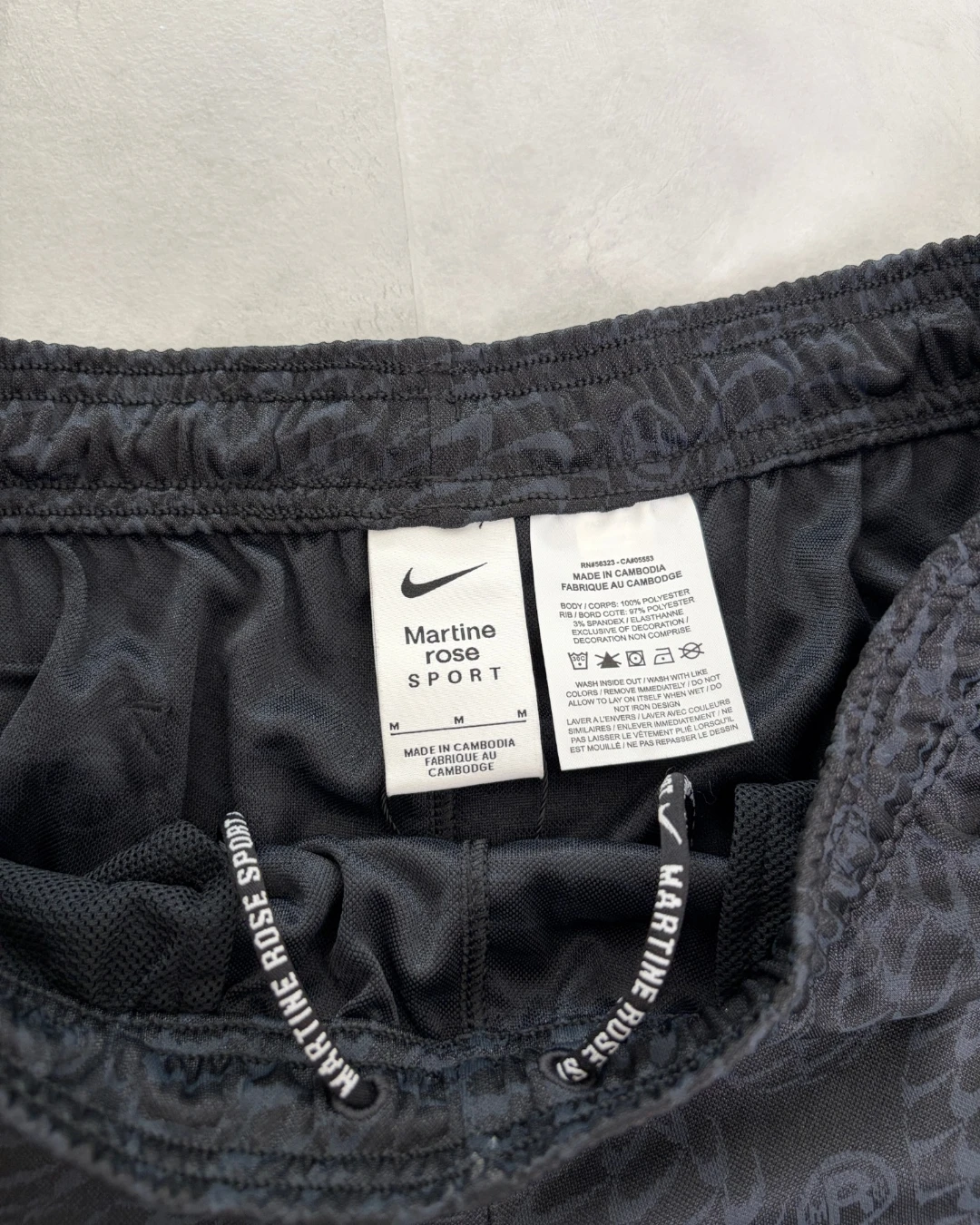 Martine Rose X Nike Jersey Shorts black – M