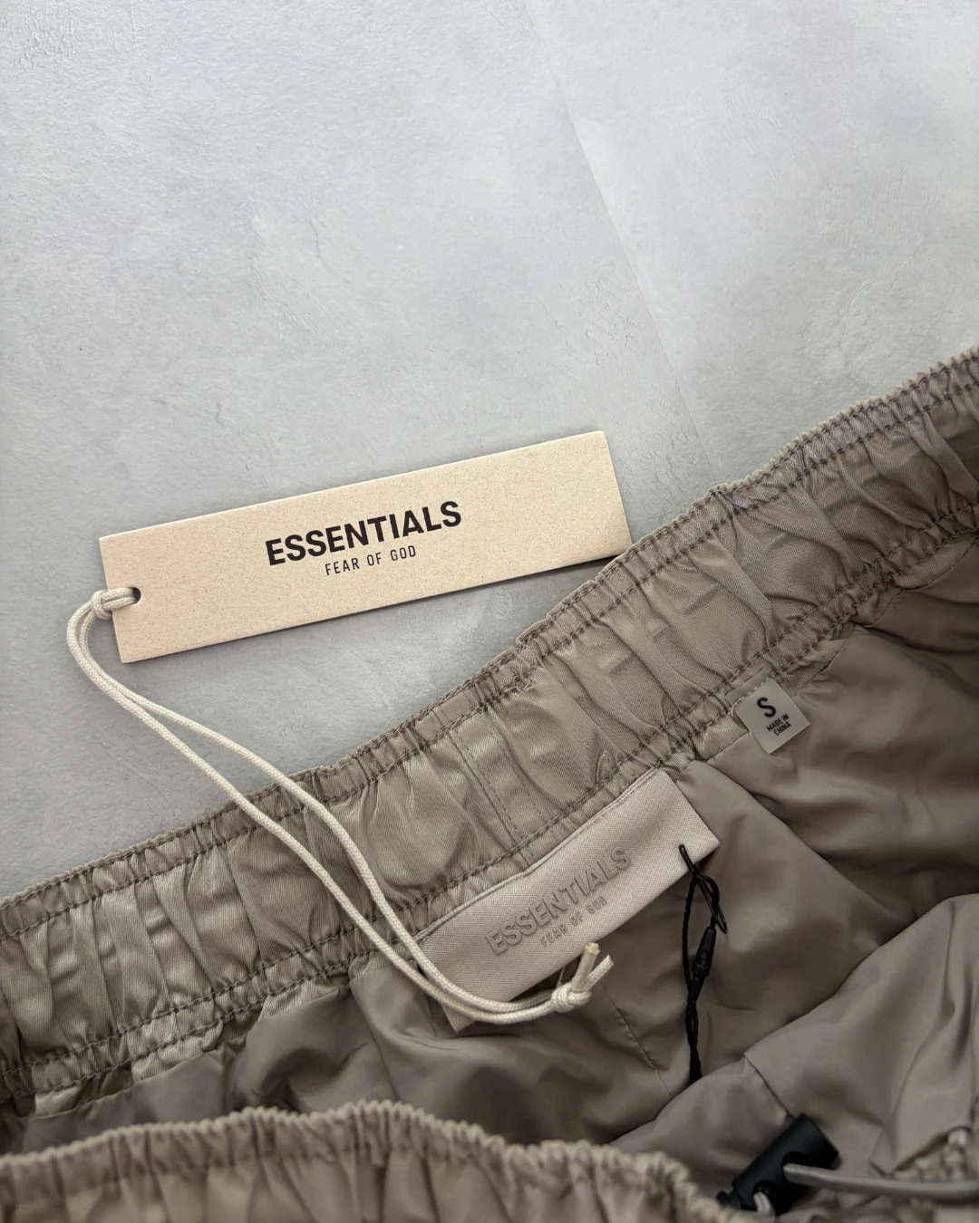Essentials Running Shorts Desert Taupe - S