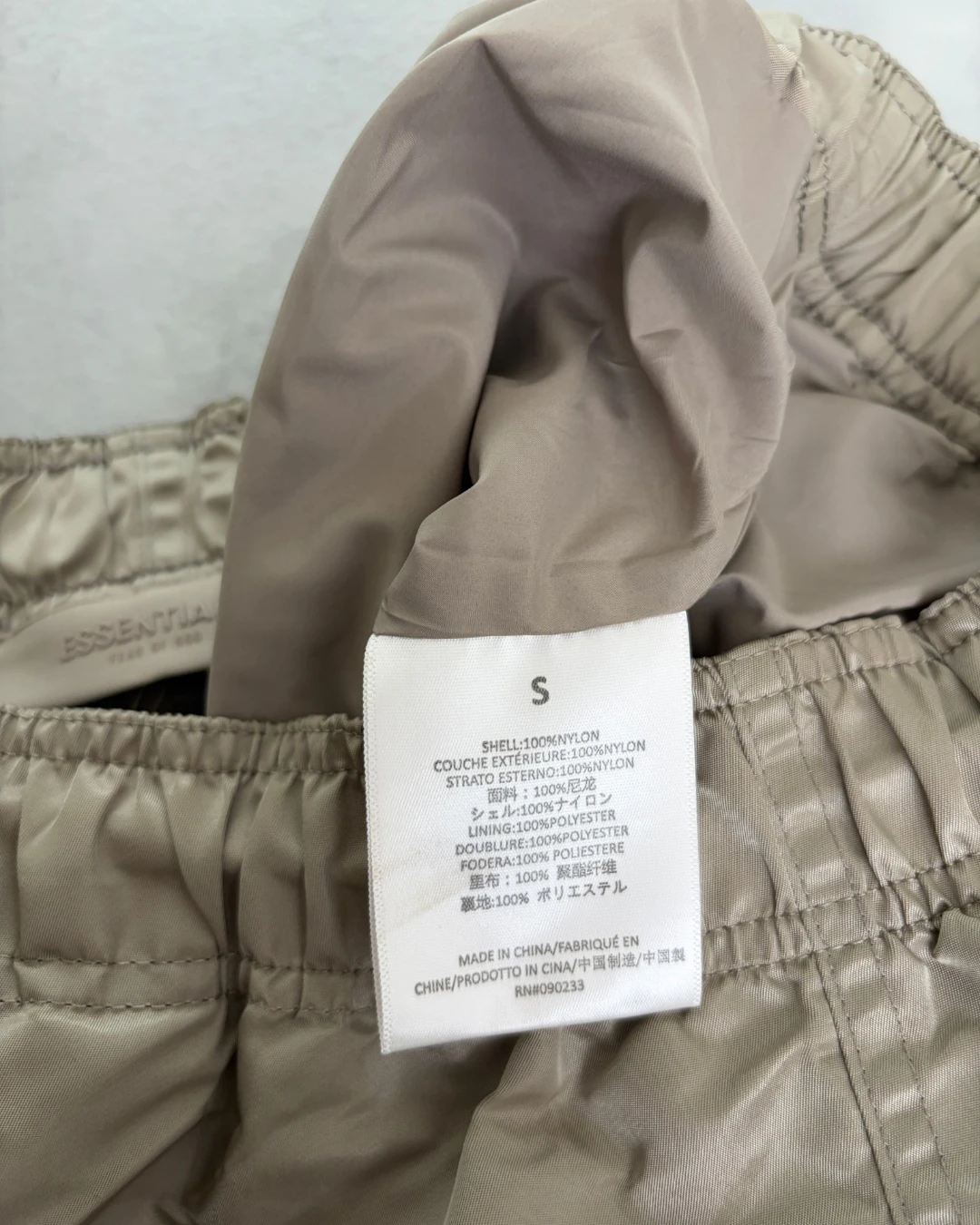 Essentials Running Shorts Desert Taupe - S