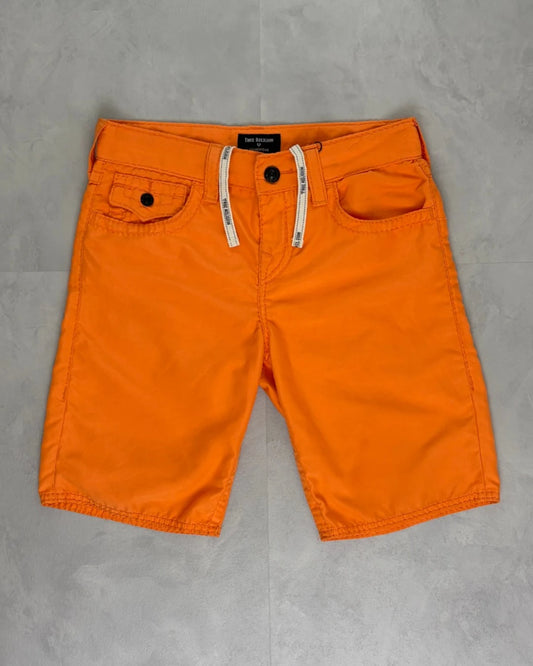 True Religion Orange Swimshorts W28