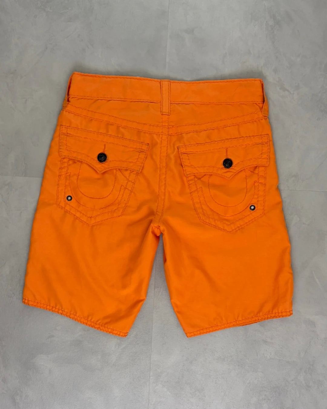 True Religion Orange Swimshorts W28