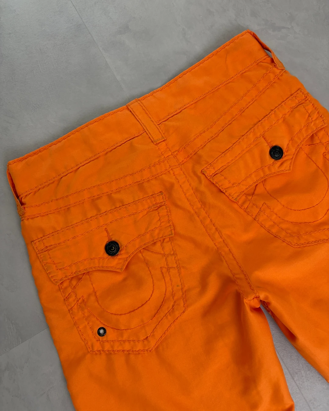 True Religion Orange Swimshorts W28