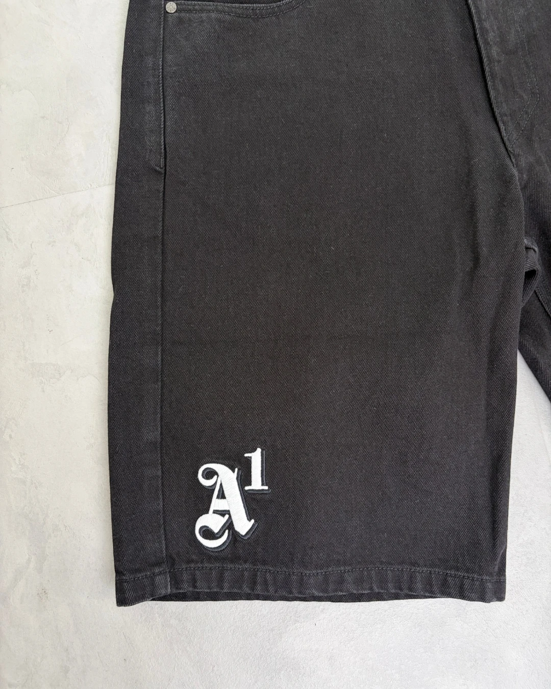 A1 Denim Jorts black