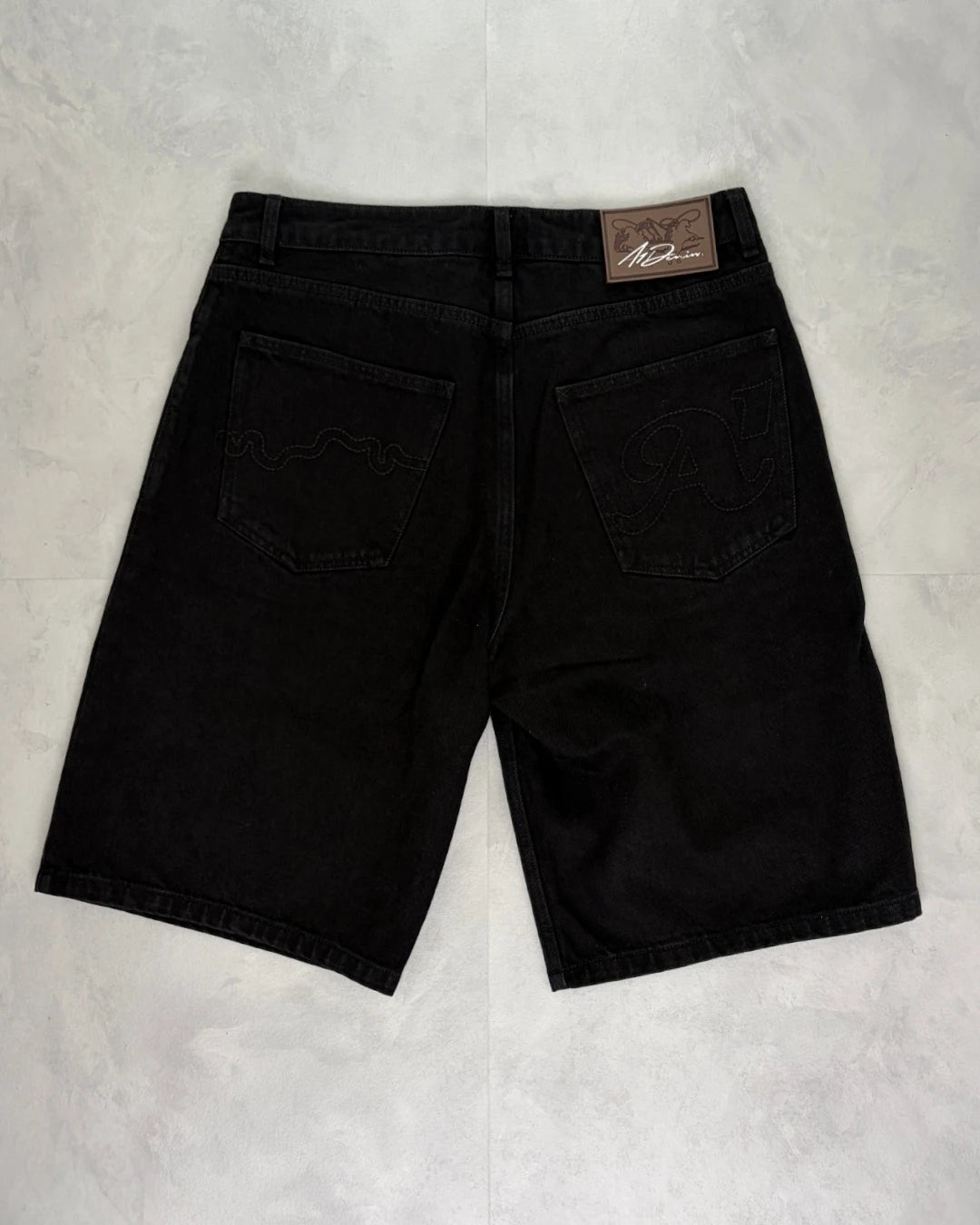 A1 Denim Jorts black