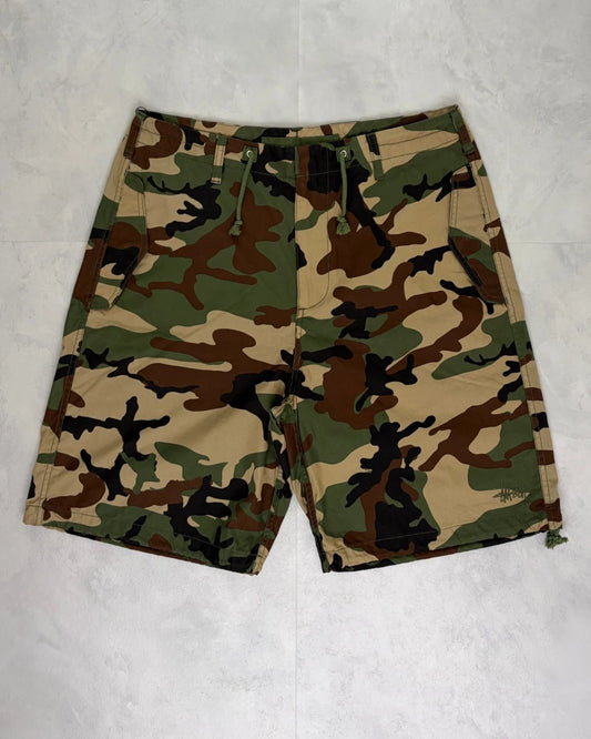 Stussy Woodland Camo Surplus Shorts