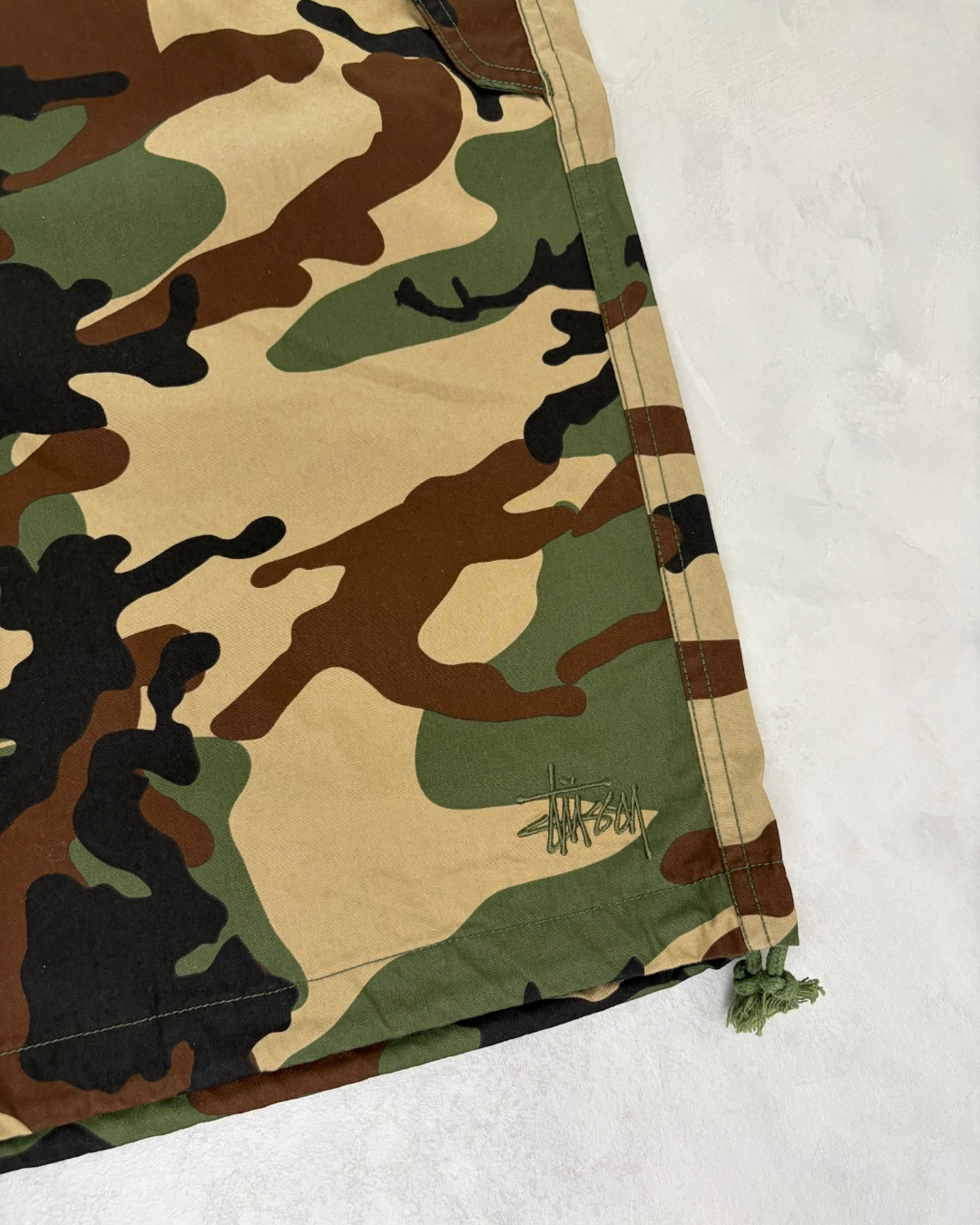 Stussy Woodland Camo Surplus Shorts