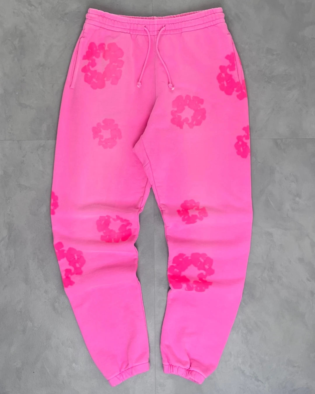 Denim Tears Mono Cotton Wreath Bottoms pink – S